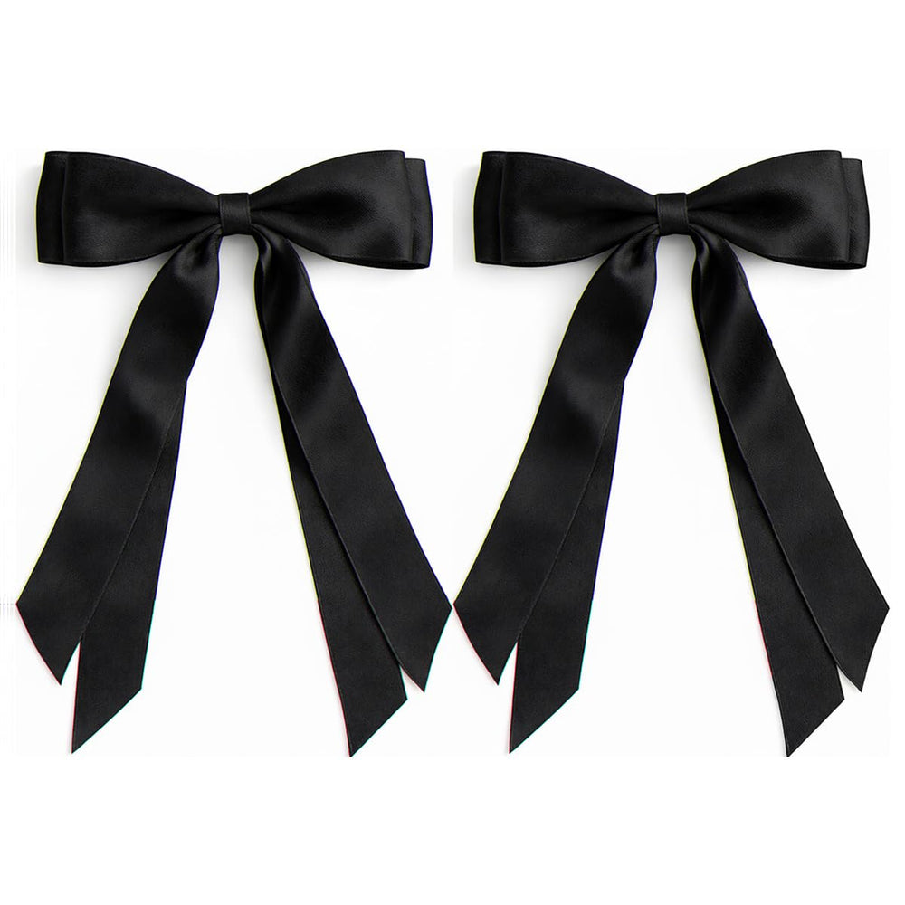 TULOBI front view black bow showing elegant shape and instant polish