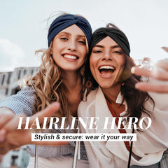 Tumurup flat lay of four color headbands displaying style options