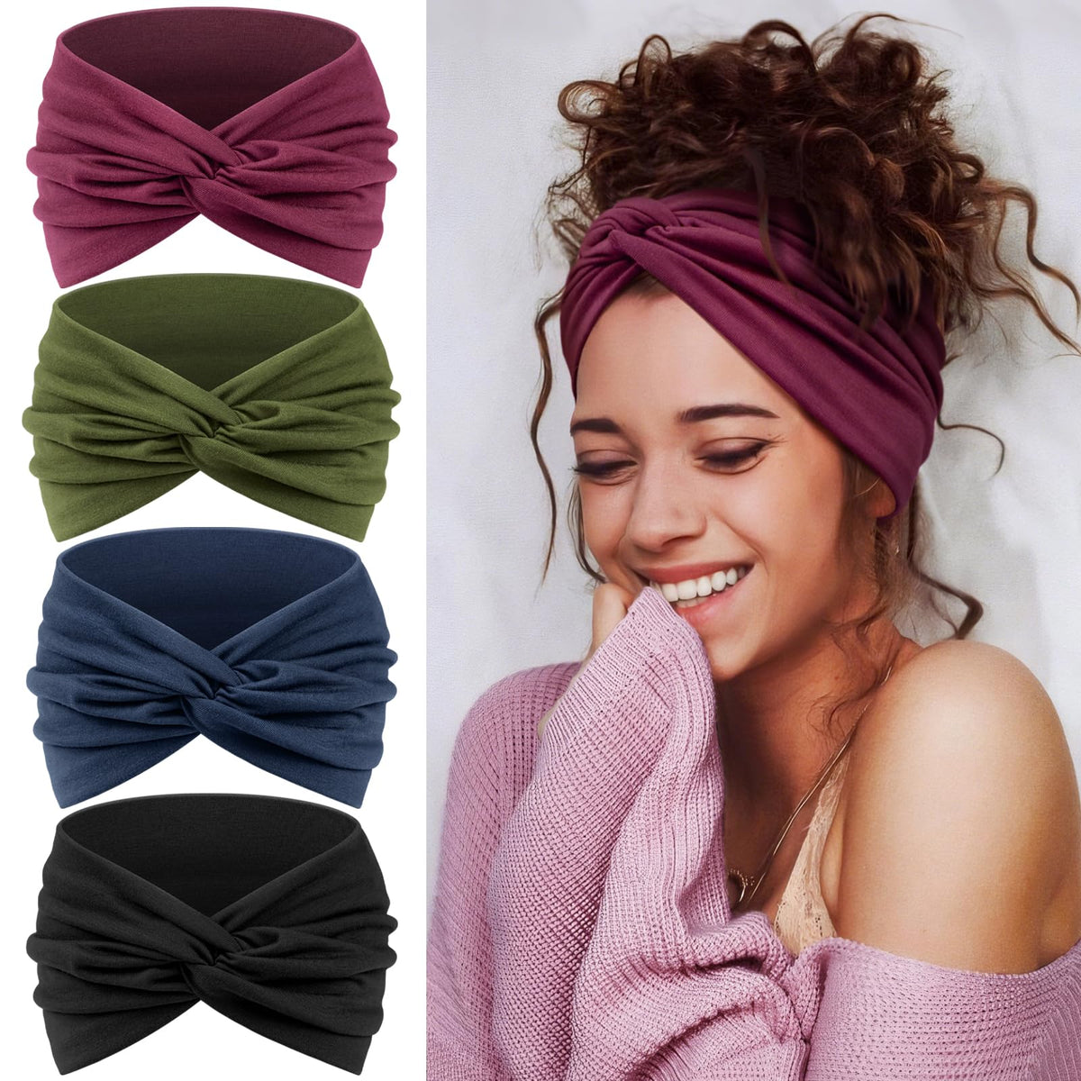 Tumurup front packaging showing four headbands and quick benefits