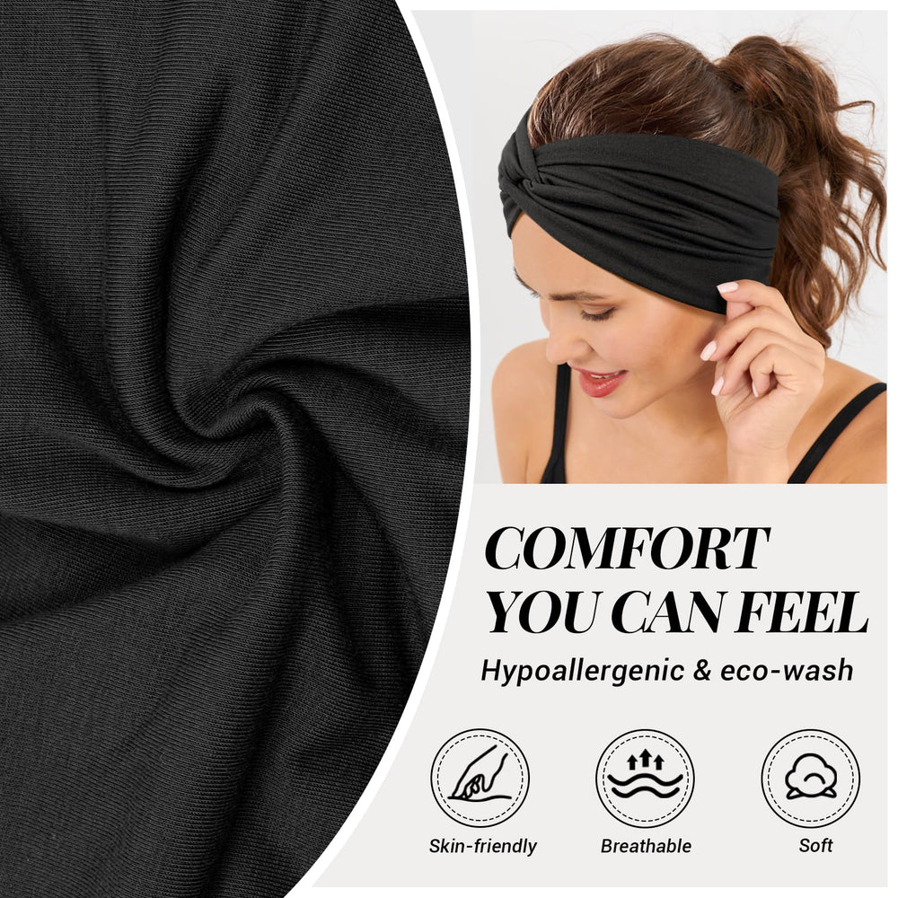 Tumurup knotted front detail highlighting vintage turban look