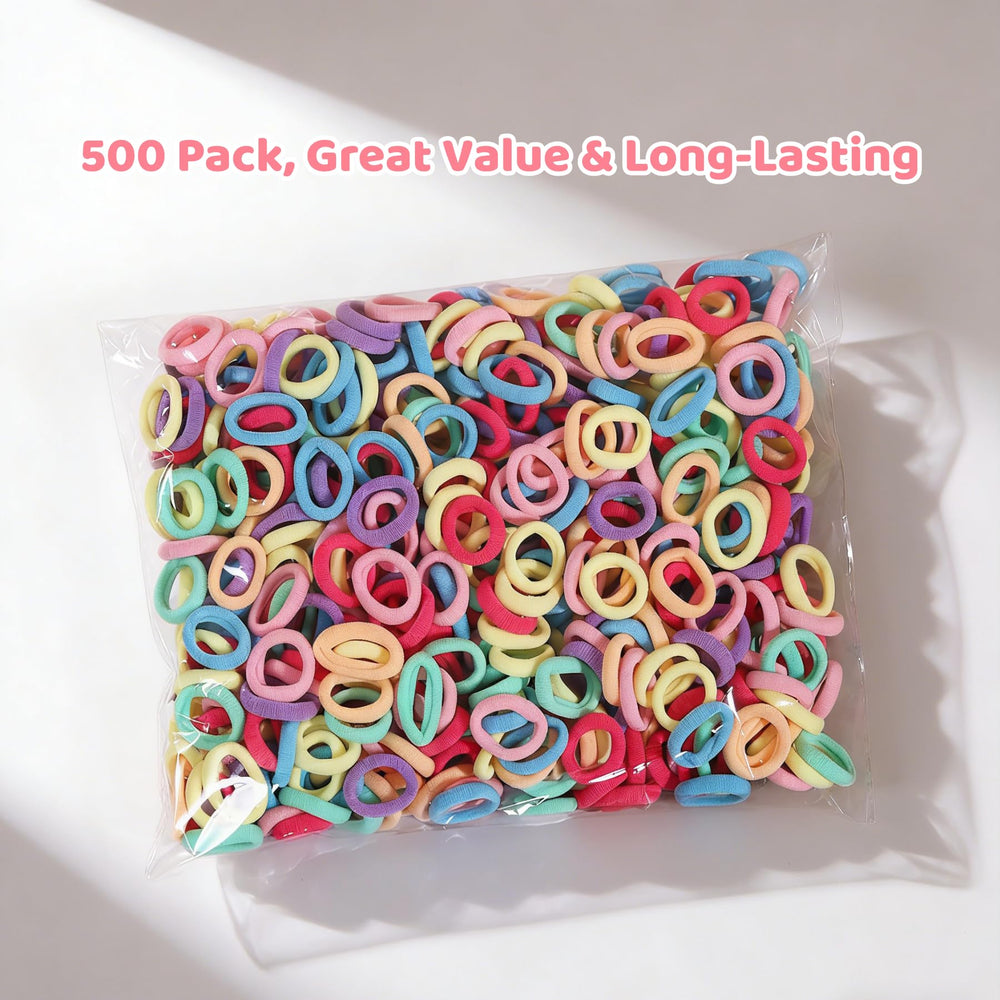 Tunbao child wearing hair ties smiling showing soft hold and everyday styling