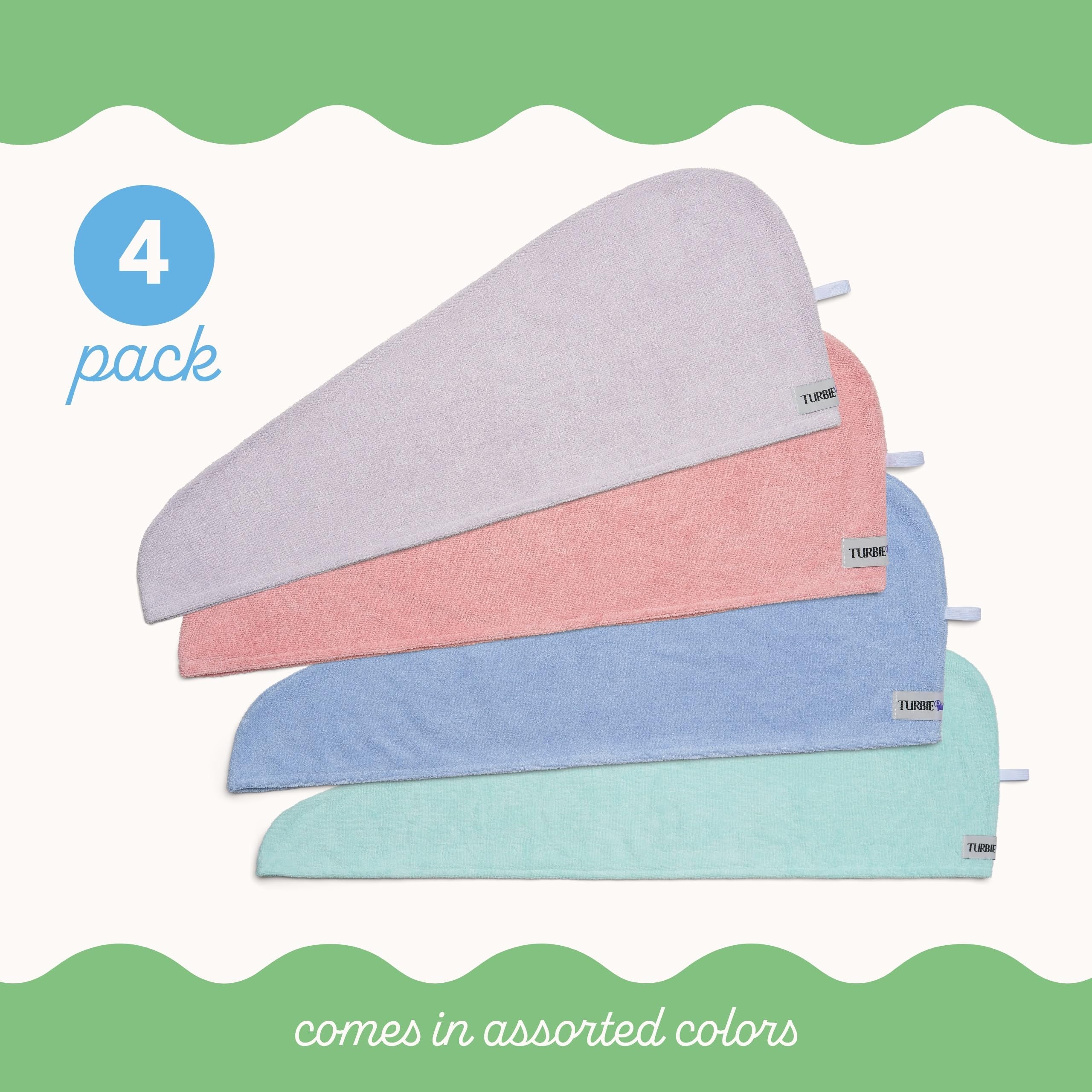 Turbie Twist microfiber close-up highlighting plush texture and absorbency