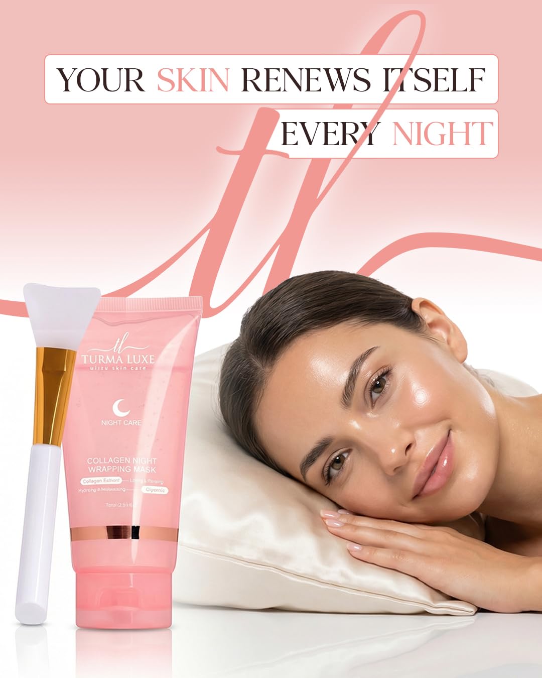 turma luxe label and ingredients close-up showing clear formula transparency benefit