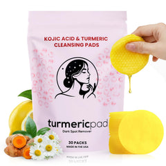 Turmeric Pad front packaging showing product and benefits clearly