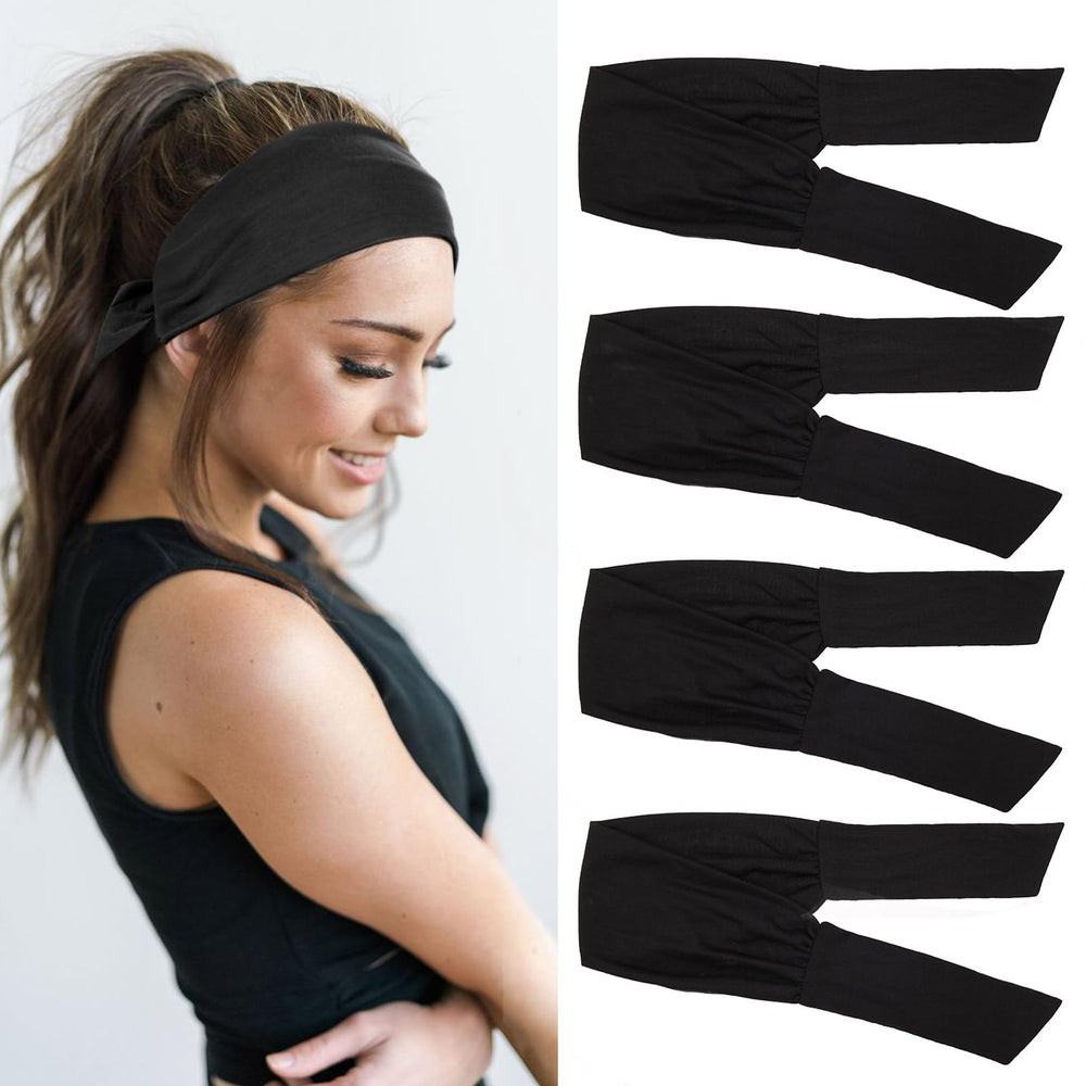 TuTive pack of four headbands front view showing variety and convenience