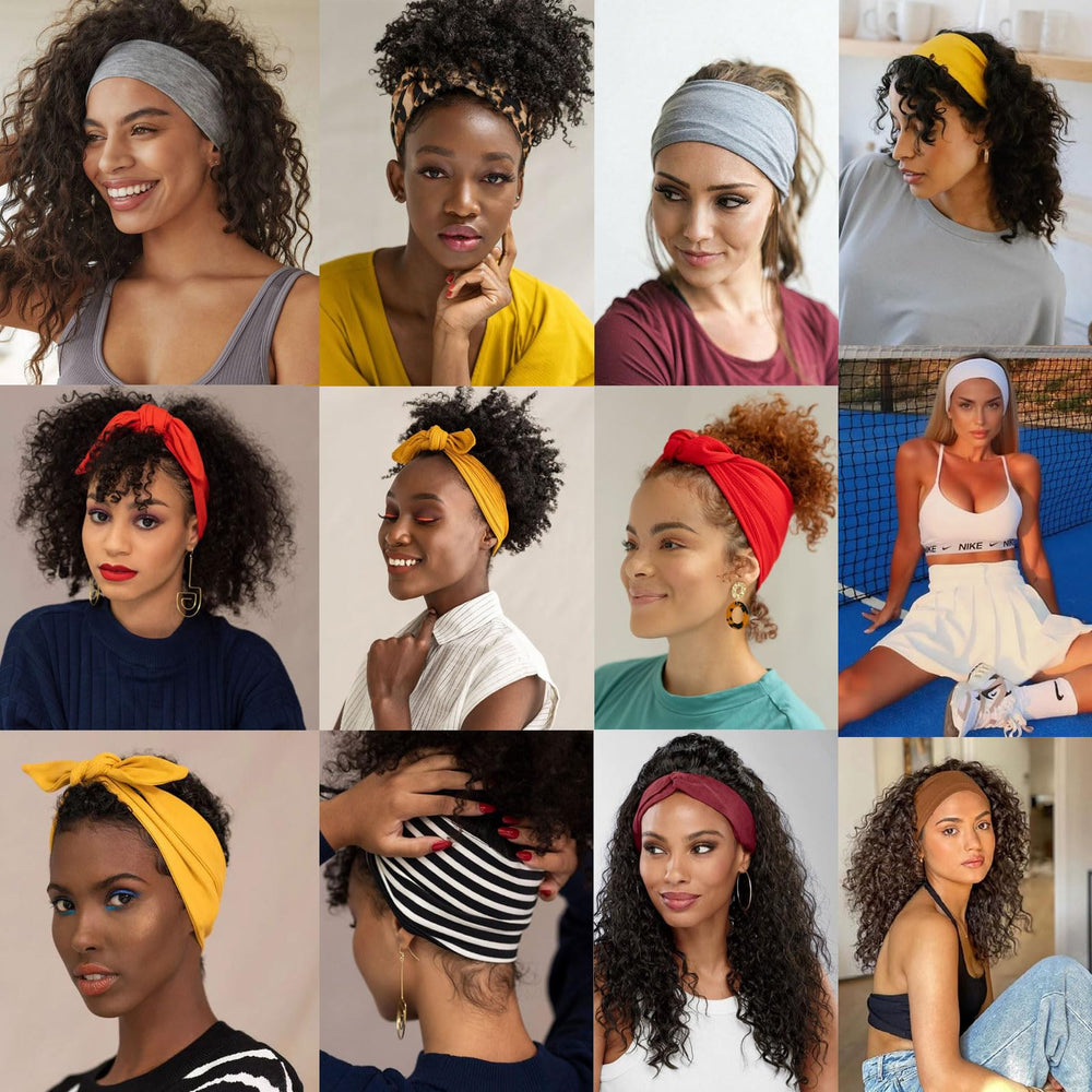 TuTive headband styled with beach outfit showing versatile fashion appeal and sun-ready comfort