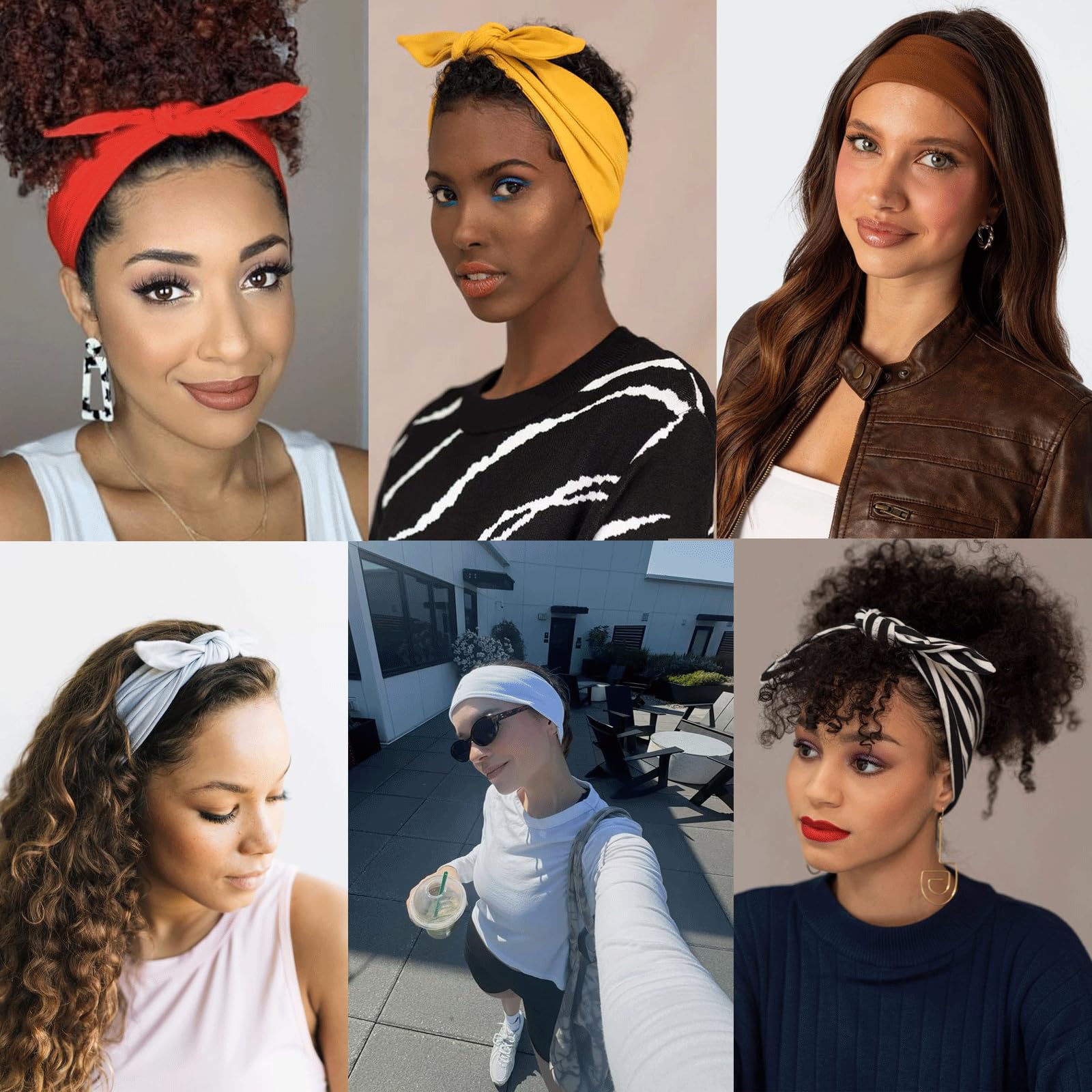 TuTive headband styled on beach outfit showing versatile everyday fashion use