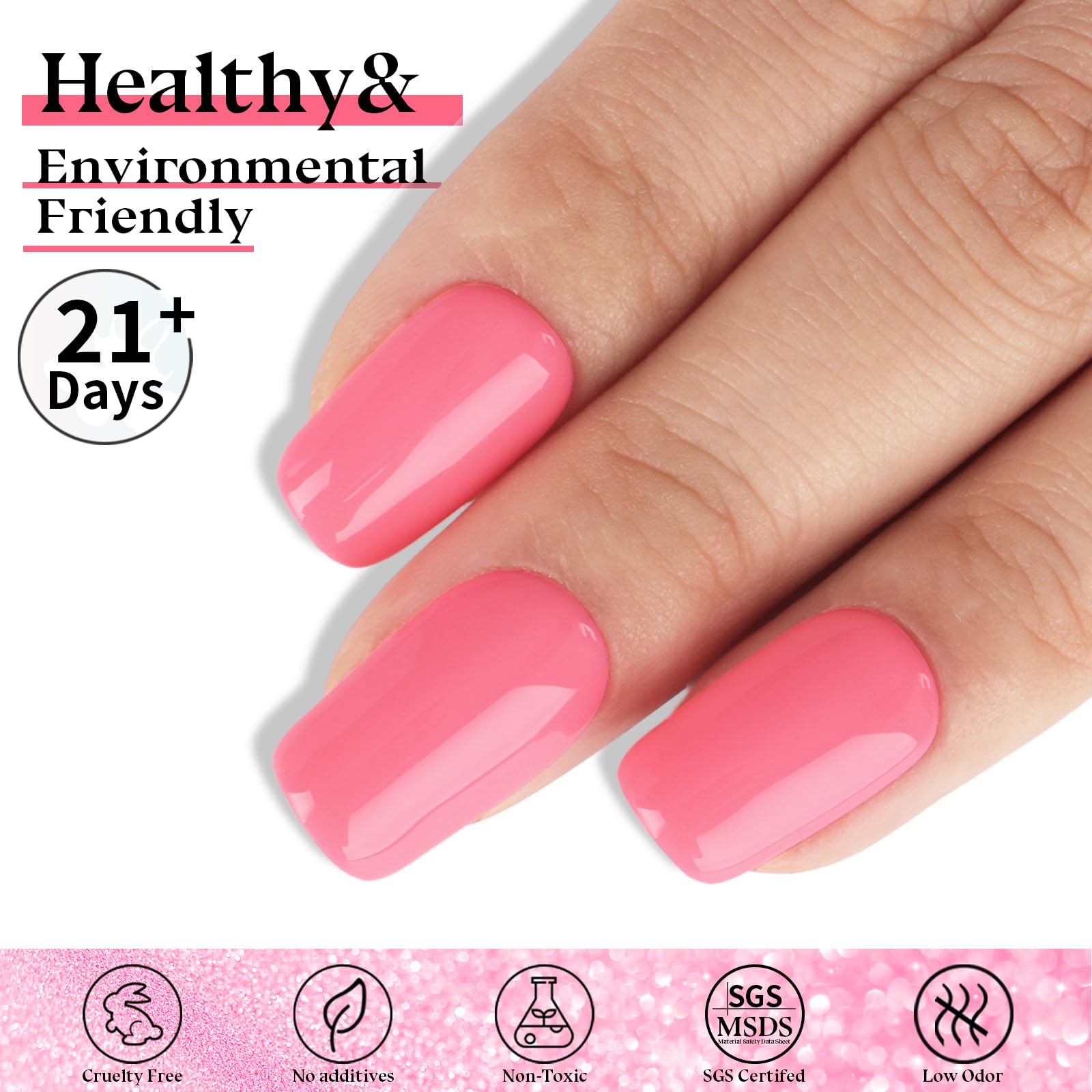 TUTUYU nail art design example showing coral-pink versatility and detail