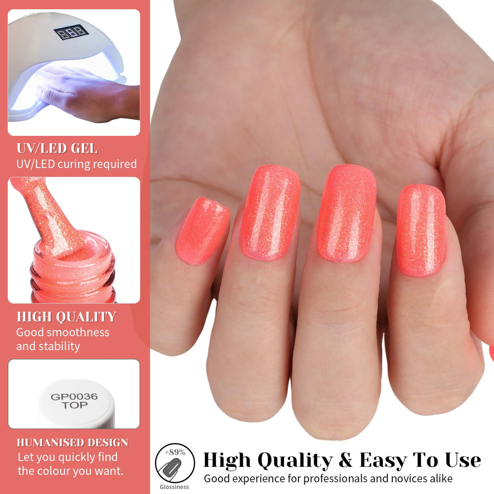 TUTUYU polish curing on a fingernail under LED lamp for durable finish