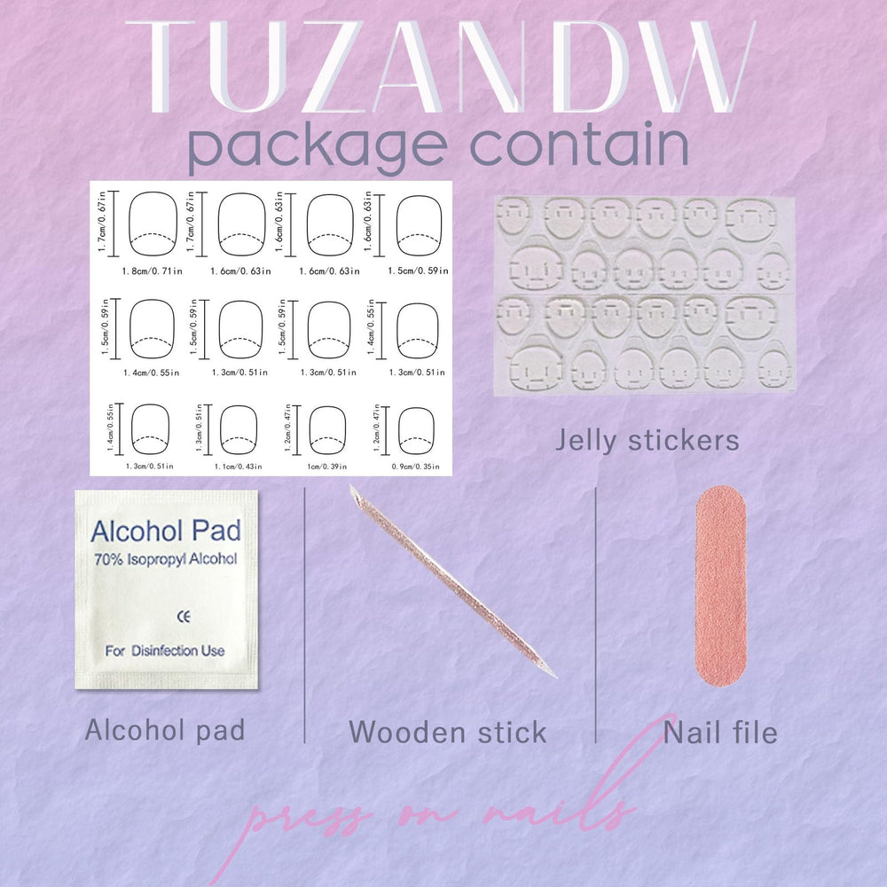 TUZANDW side view showing nail thickness and sturdy ABS construction advantage