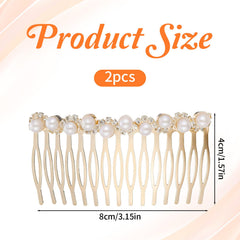Tweruna close-up of pearls and rhinestones highlighting elegant sparkle