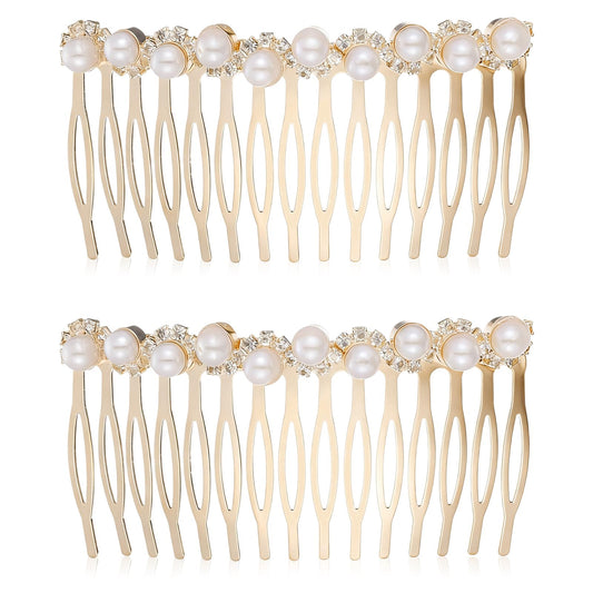 Tweruna front packaging showing two gold pearl combs and tidy presentation