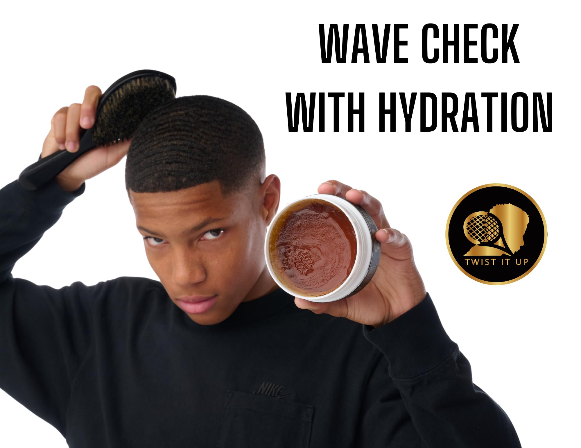 Twist It Up used in a wave check showing strong hold and improved wave pattern