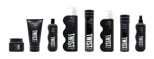 TWIST pump detail highlighting easy dispensing and controlled product use