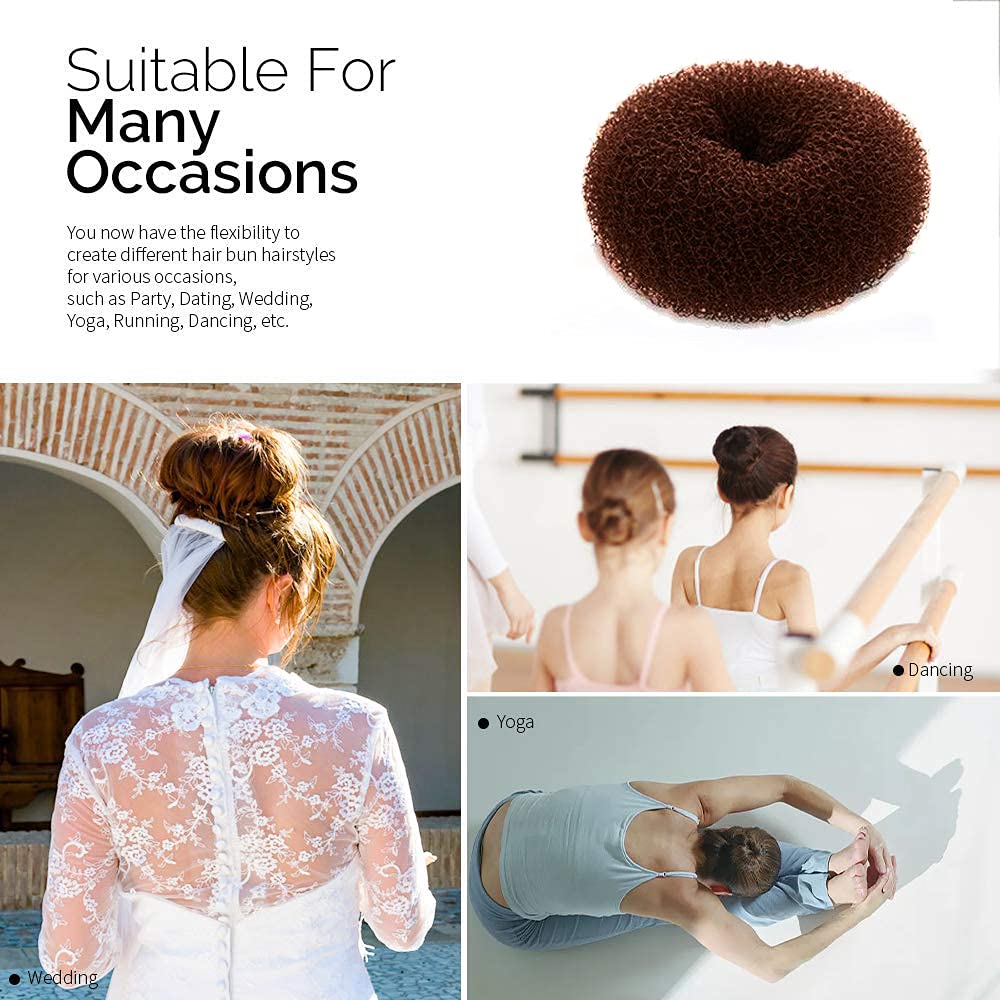 TwistyTieLB bun maker demo in use on high ponytail for fast styling