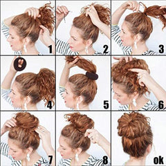 TwistyTieLB side view hidden under hair showing natural volume benefit