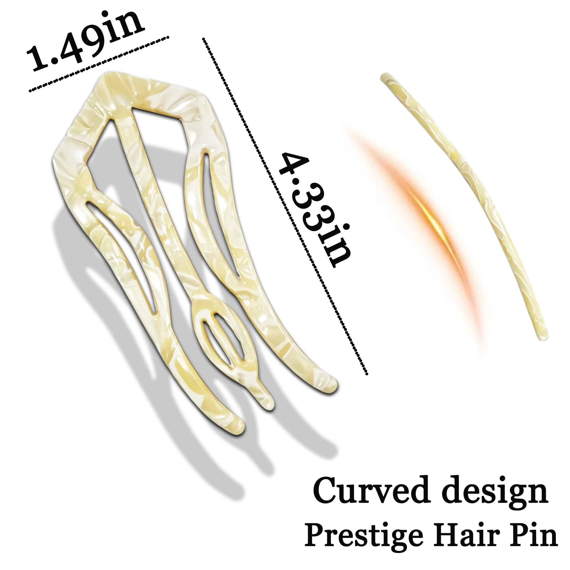 Twoheadpig close-up of acetate texture highlighting smooth finish and durable sheen benefit: gentle on hair