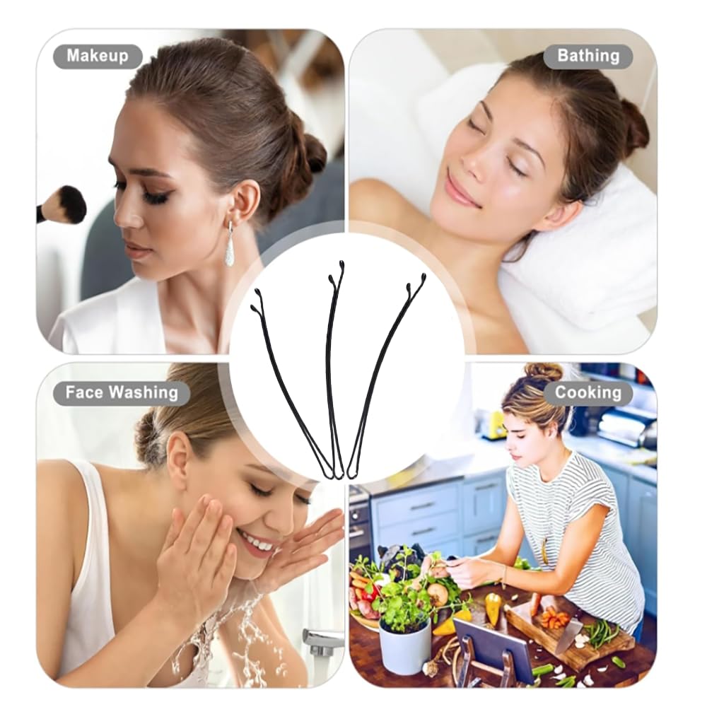 Twoheadpig pins securing an elegant updo, providing discreet and lasting hold