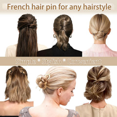 Twoheadpig used to stabilize a low bun offering reliable hold for thicker hair