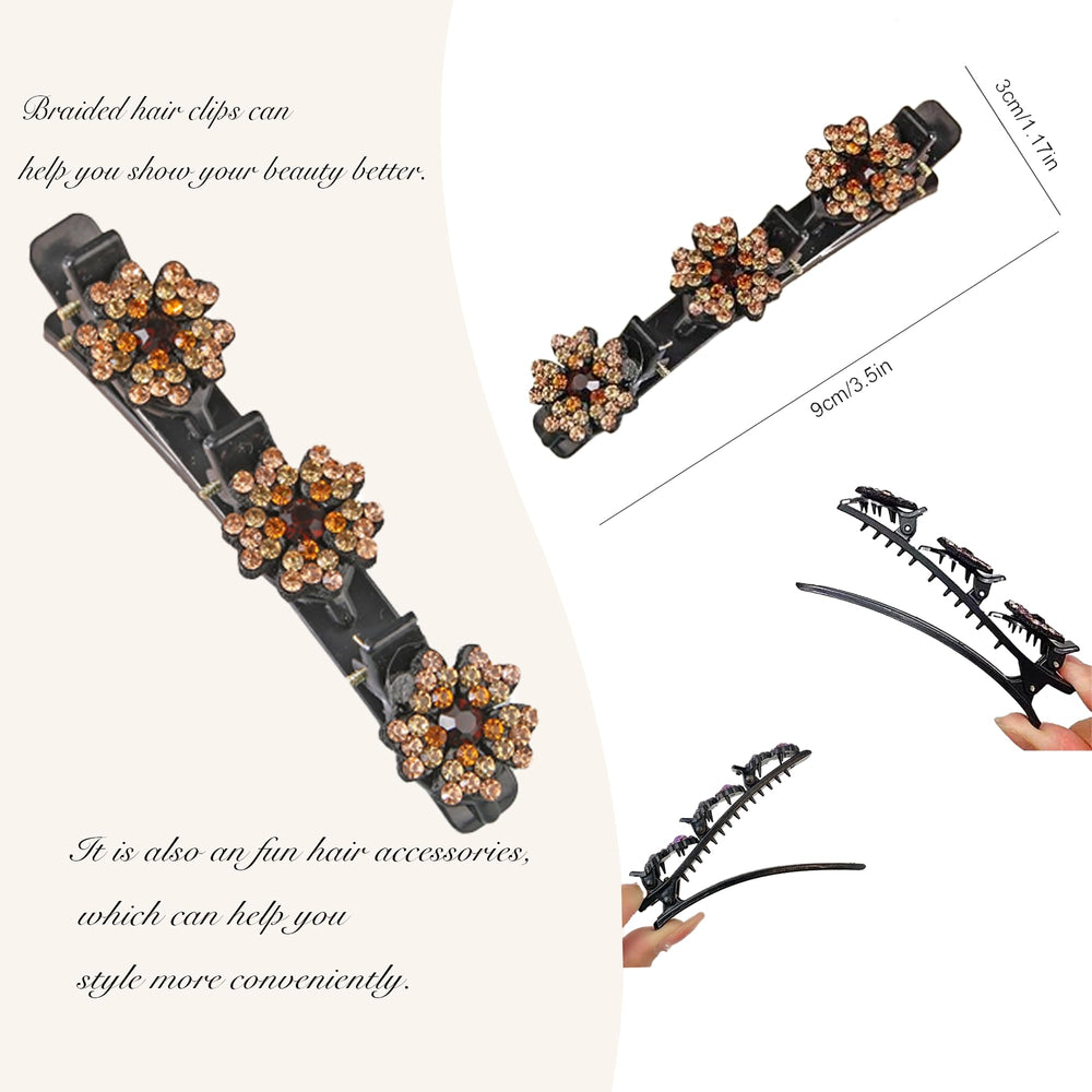 Twoheadpig mini-clip mechanism closeup showing multiple grips for secure hold on hair