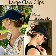 TwoHeadPig worn with high ponytail outdoors for comfortable style