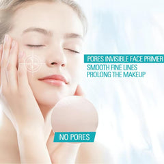 TWOMODE primer bottle label detail highlighting vegan cruelty-free formulation benefit