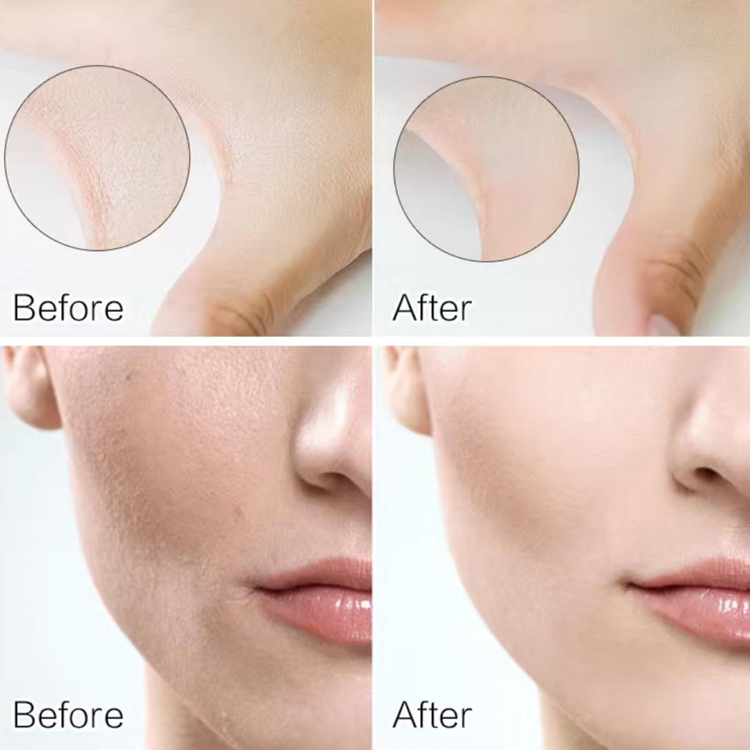 TWOMODE primer applied to T-zone showing oil control and shine reduction benefit