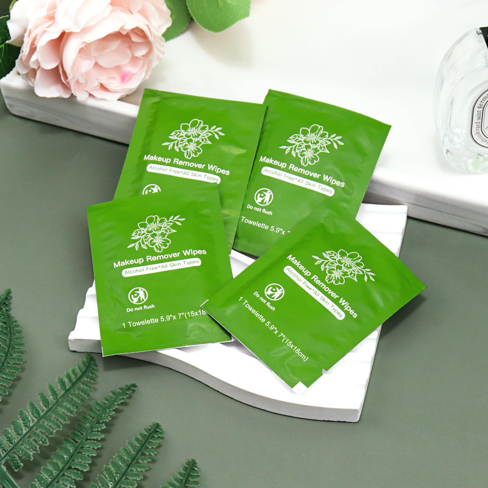 twoworld wipes inside travel kit indicating easy packing and portability