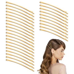 Tyqour front packaging showing 30 gold jumbo bobby pins and organized pack for convenience