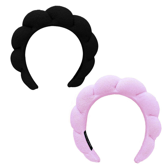 TYSSELY front view headband showing plush shape and easy wear benefit
