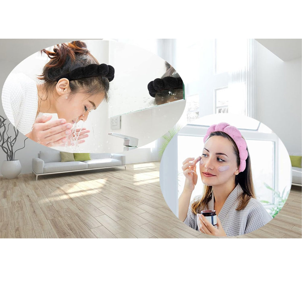TYSSELY headband held in hand showing size and travel-friendly benefit