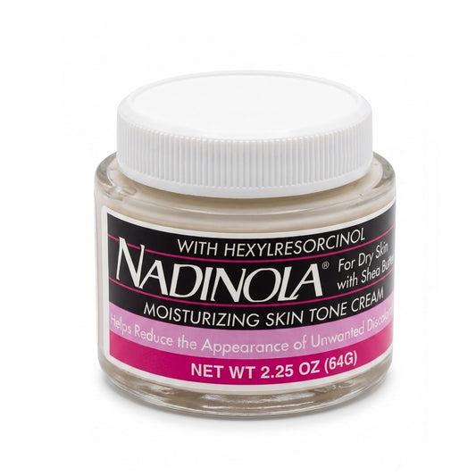 TYU Nadinola cream texture close-up highlighting rich emollient consistency for hydration