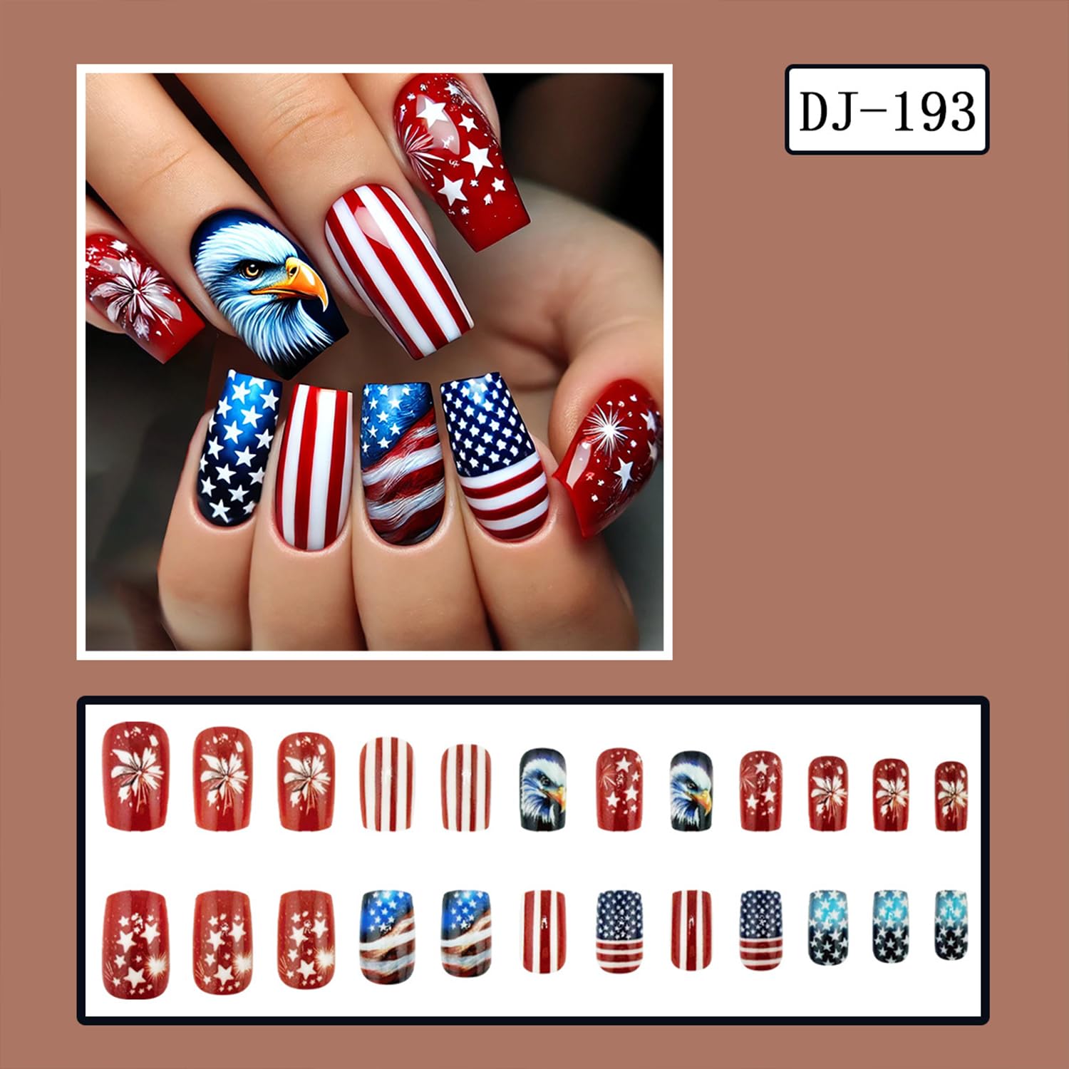 tyuimhx close-up of star stripe and eagle design highlighting crisp print