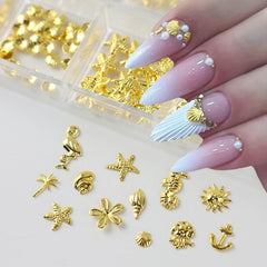 Tyuimhx arranged starfish seahorse jellyfish charms showing design variety for creativity