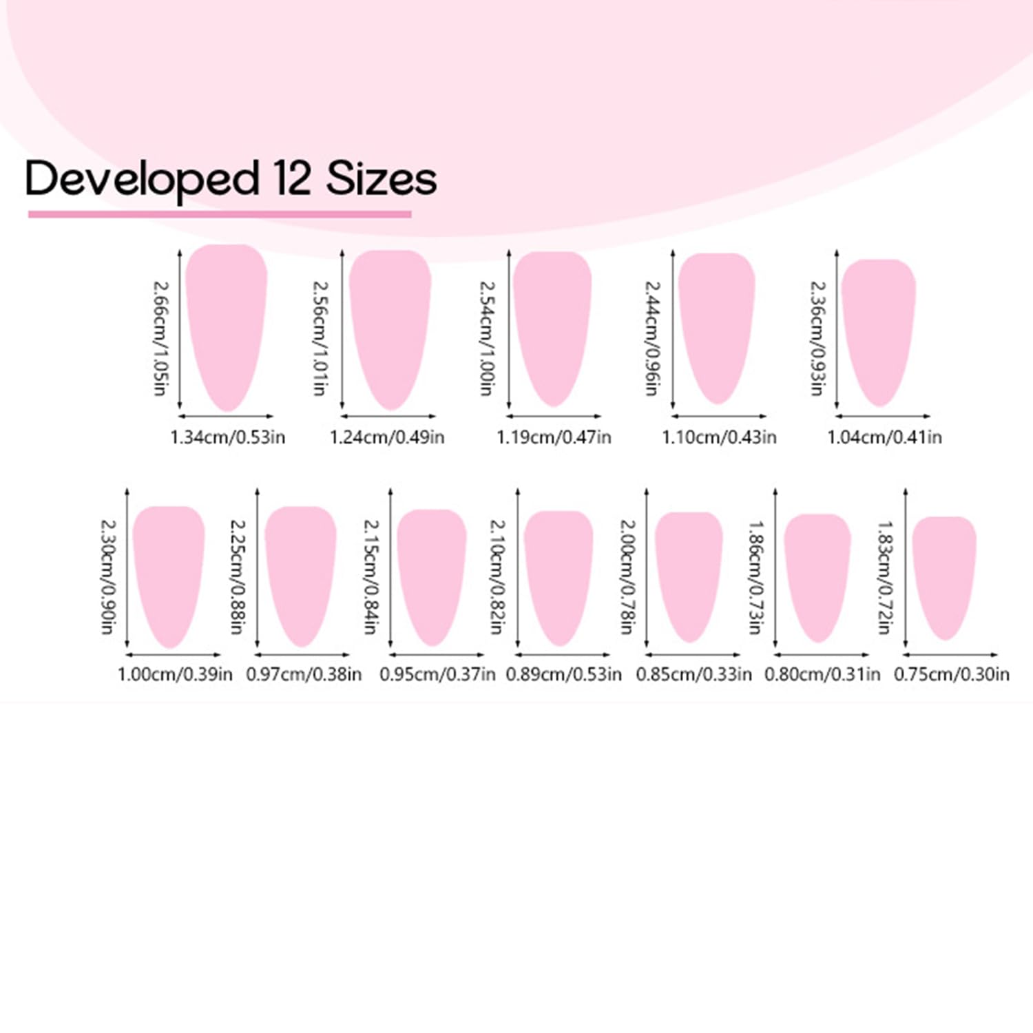 Hand model wearing Tyuimhx medium almond nails showing salon look fast application benefit
