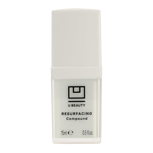 u beauty front bottle showing compact 0.5 fl oz size and premium design benefit