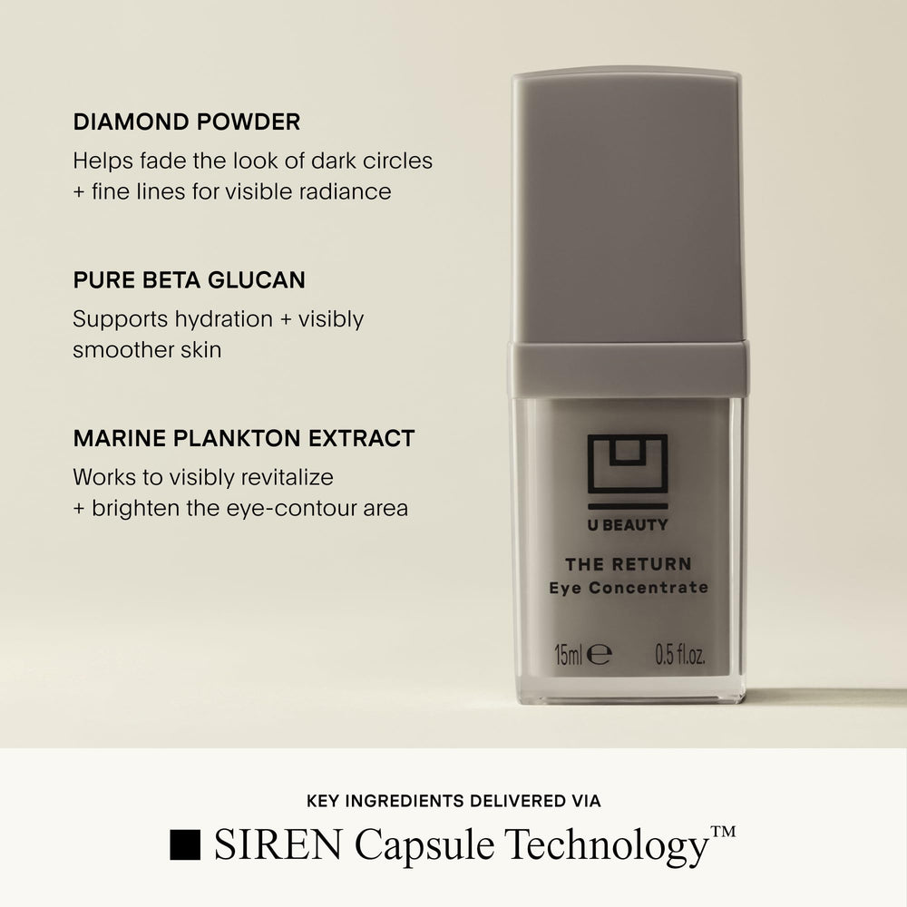 U Beauty ingredient shot with marine plankton highlighting brightening benefit