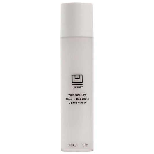 U Beauty product front packaging showing elegant bottle and label, conveys luxury