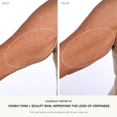 U Beauty cream texture swatch showing lightweight consistency and fast absorption benefit