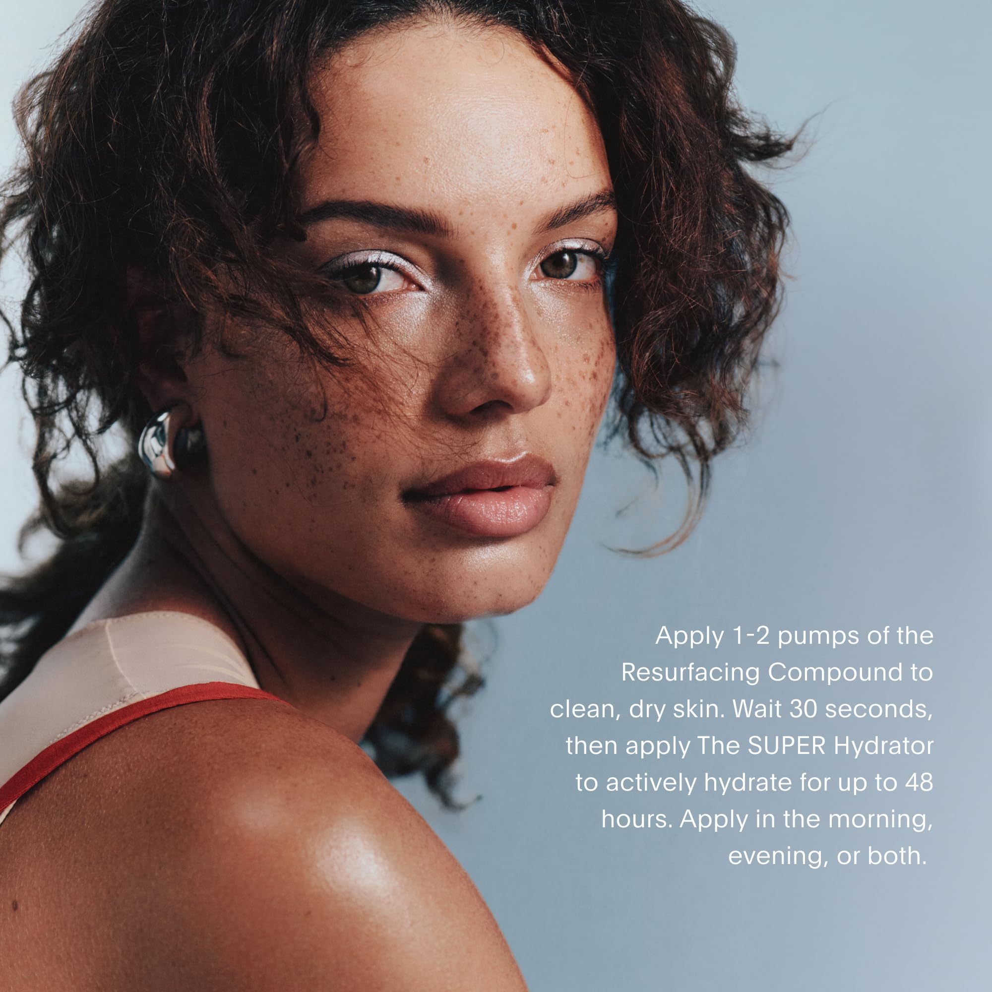 U Beauty serums texture on skin illustrating smooth absorption and hydration