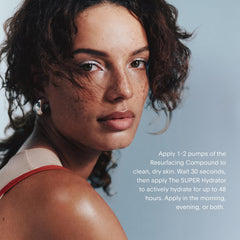 U Beauty serums texture on skin illustrating smooth absorption and hydration