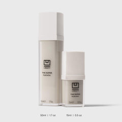 U Beauty label close-up showing active ingredients and product name for clarity