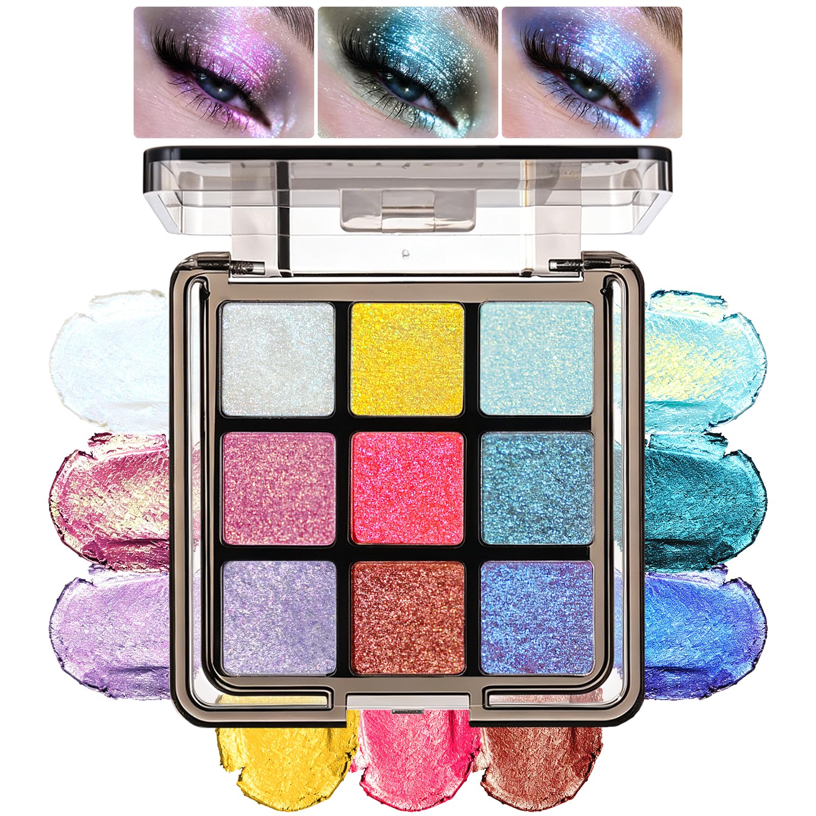 U-Shinein front packaging showing compact palette and branding benefit portability