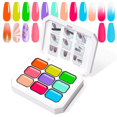 U-Shinein kit front packaging showing contents and color variety, ideal for at-home use