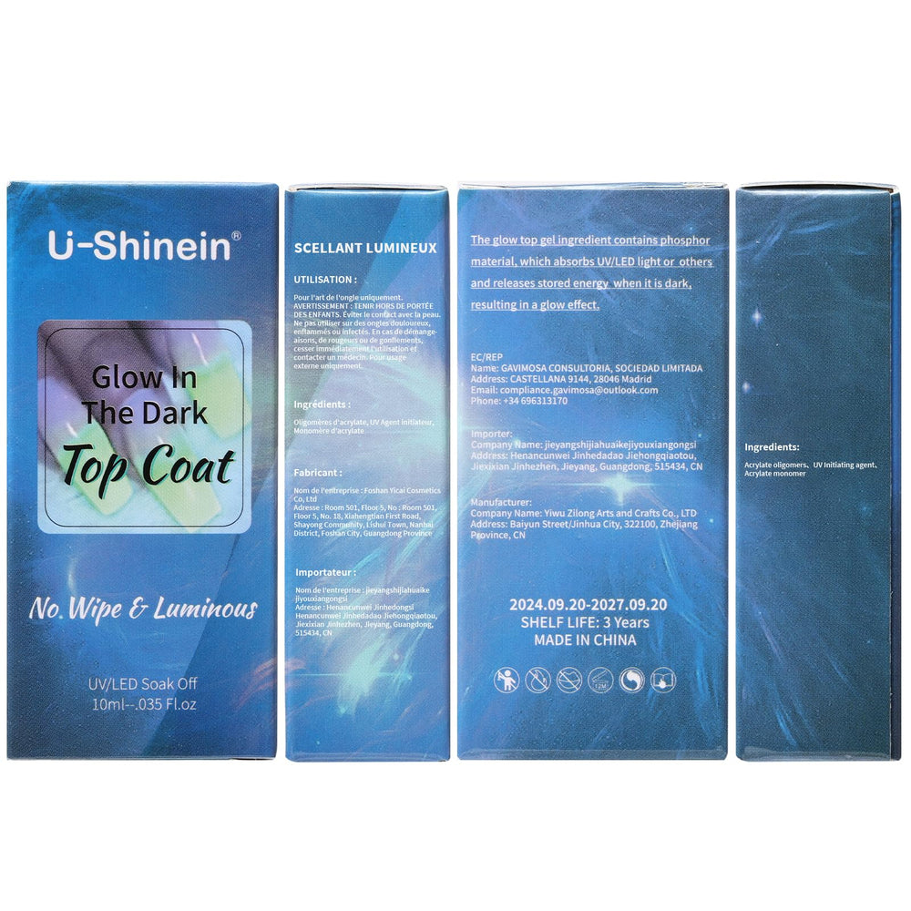 U-Shinein nails at party scene showing standout glow for events