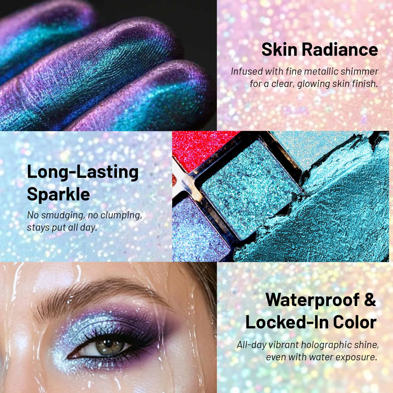 U-Shinein open palette flatlay highlighting shade variety and travel-friendly size