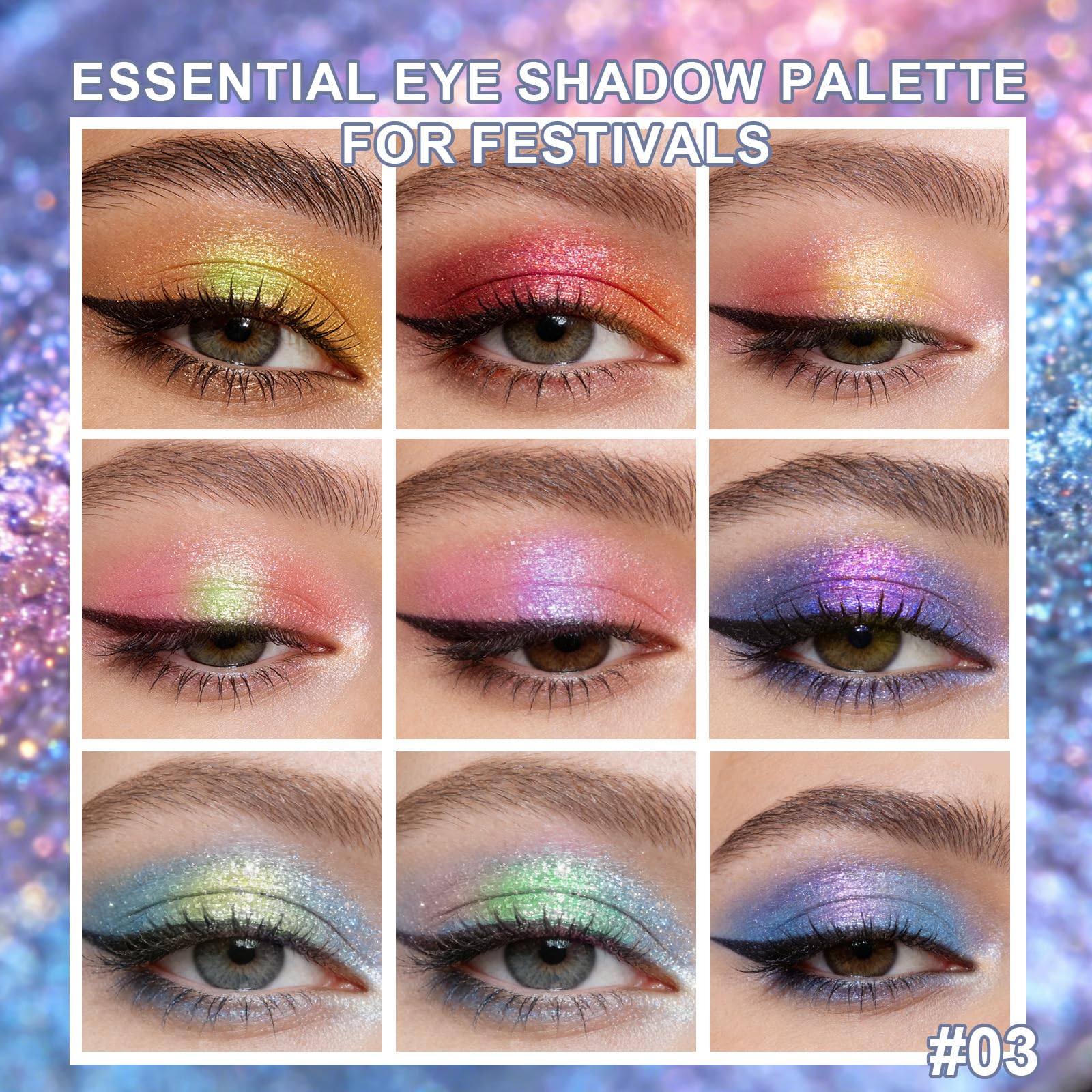 U-Shinein close-up of shadow pans revealing duochrome texture for vivid payoff