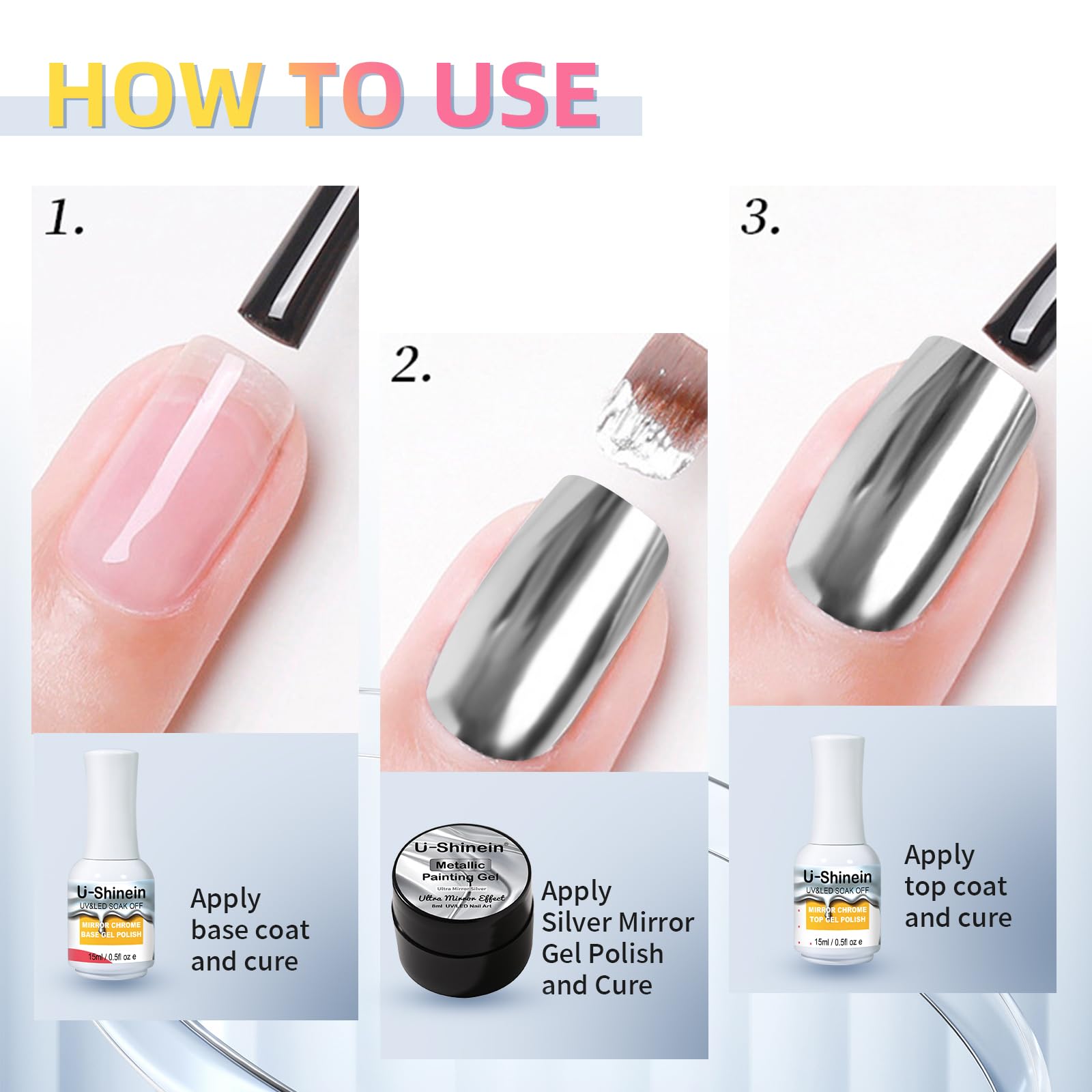 U-Shinein 8ml jar in hand showing compact size and travel-friendly convenience