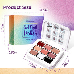 U-Shinein palette beside fingers to show pot size and application scale