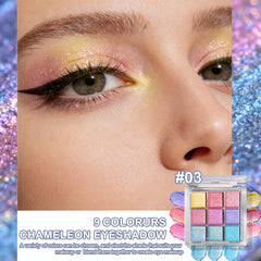 U-Shinein arm swatches of Moonlit Sparkle showing color shift for easy selection